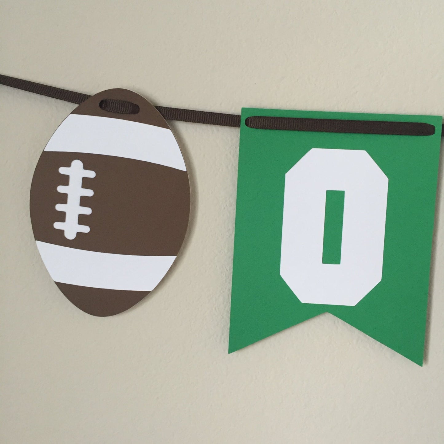 Highchair Banner, Football One Banner, Football highchair banner, Football first birthday, ONE banner, one, football