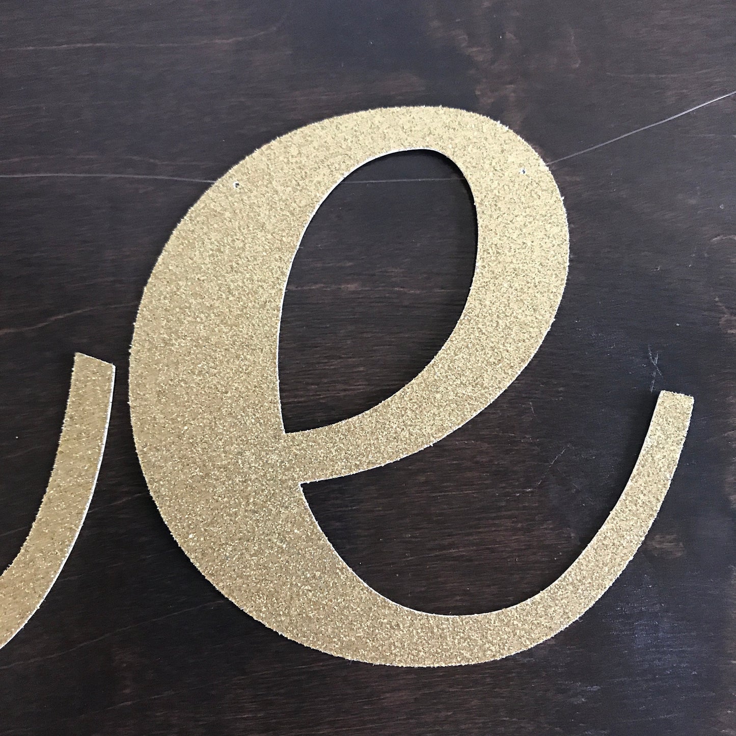 ONE gold glitter high chair banner / high chair banner / gold glitter decorations/ 1st birthday / one banner / ONE / first birthday banner