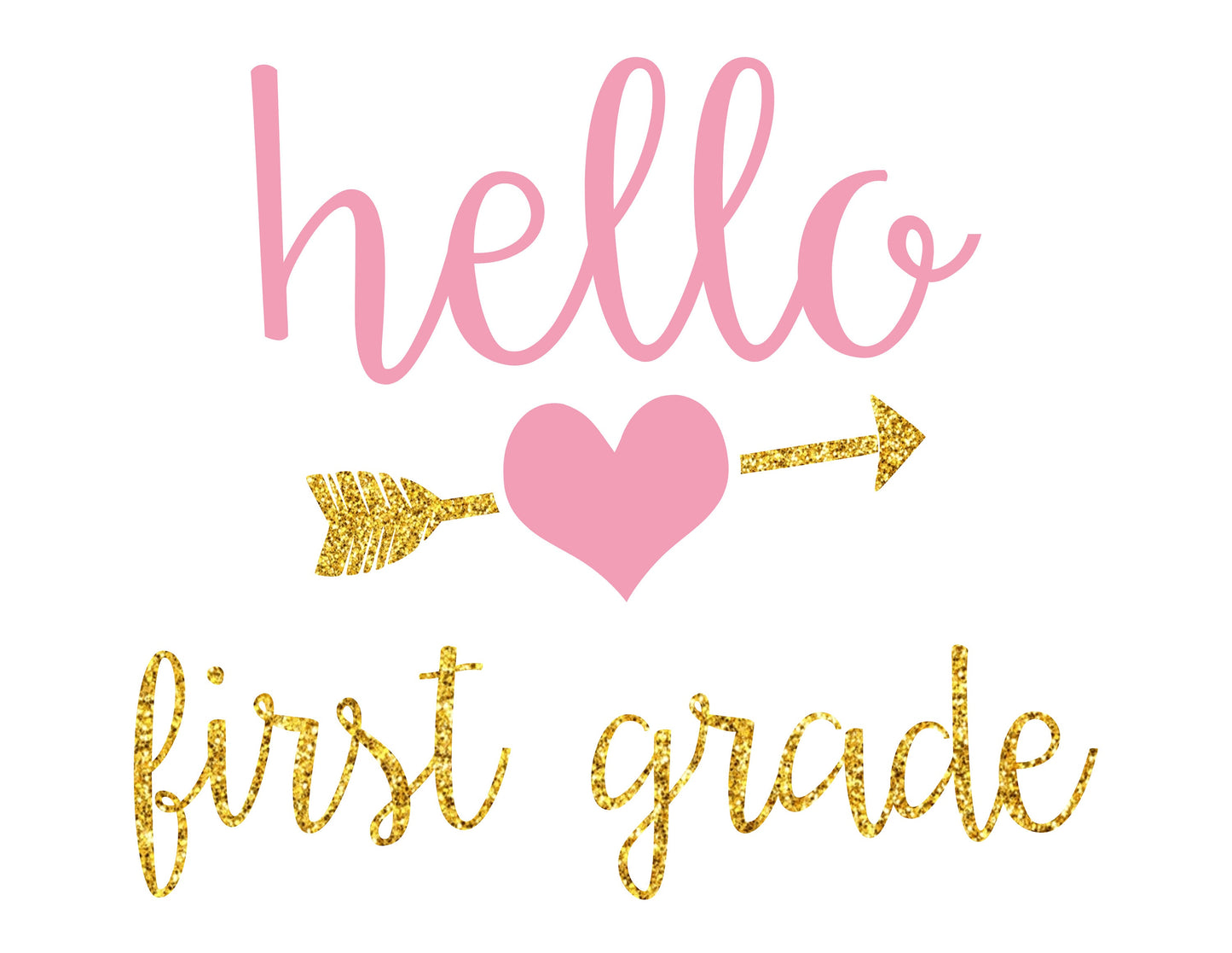 First grade sign, Hello First Grade, Back to School Sign, First Day of School, first day of 1st grade