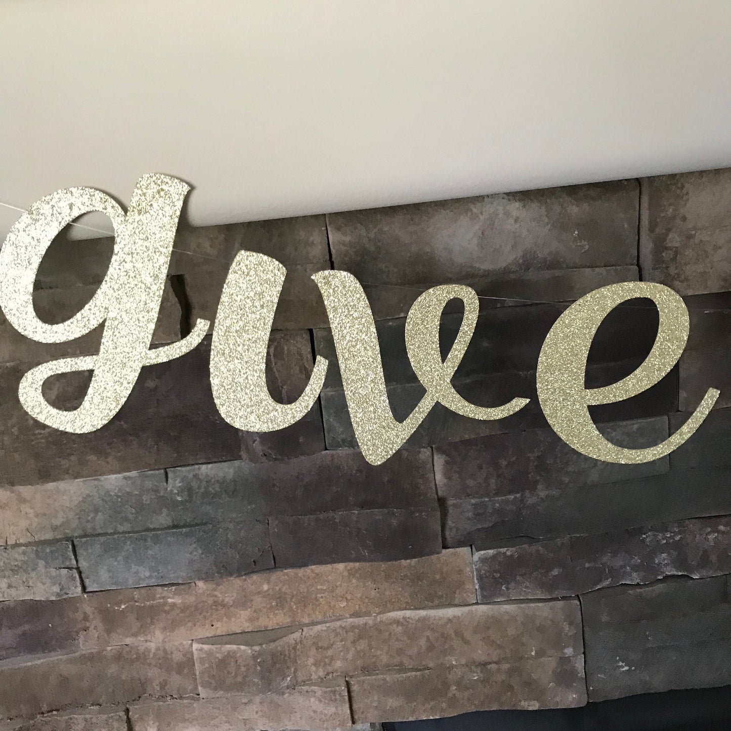 Give thanks banner / give thanks / thanksgiving banner / thanksgiving / give thanks glitter banner / give thanks sign / thankful