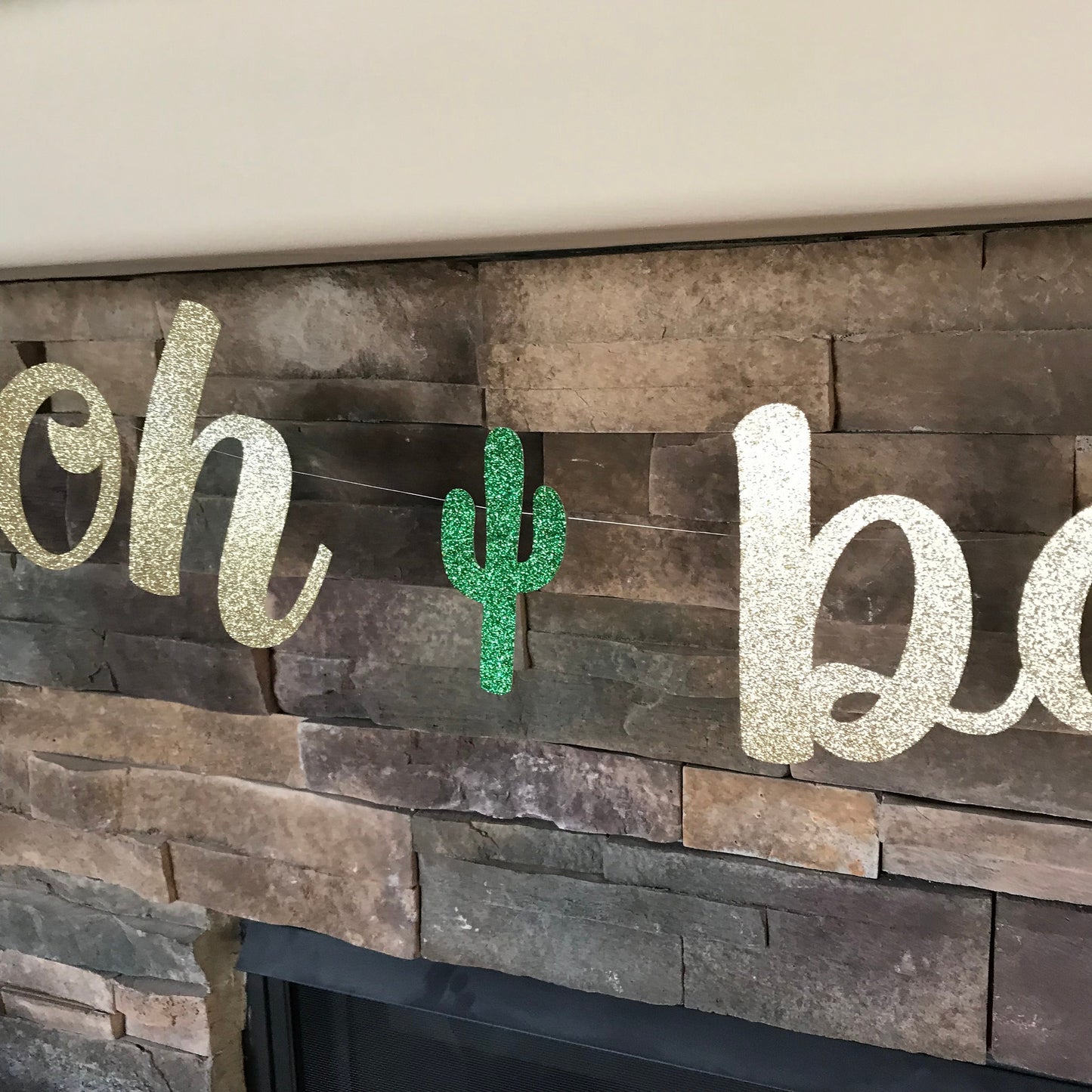 Oh baby banner / oh baby cactus banner / fiesta baby shower / cactus banner / oh baby / baby shower banner / Fiesta / baby shower decor