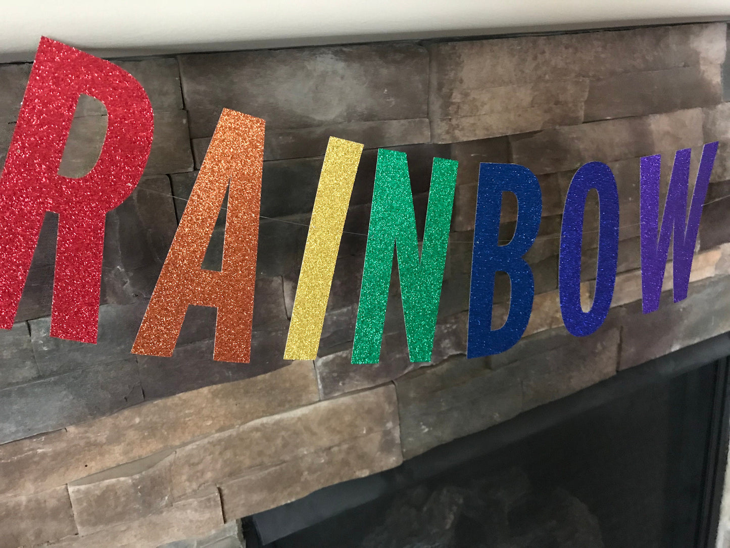 Rainbow baby banner / rainbow baby shower / rainbow baby photo prop / rainbow baby / rainbow banner / baby shower banner / baby shower decor