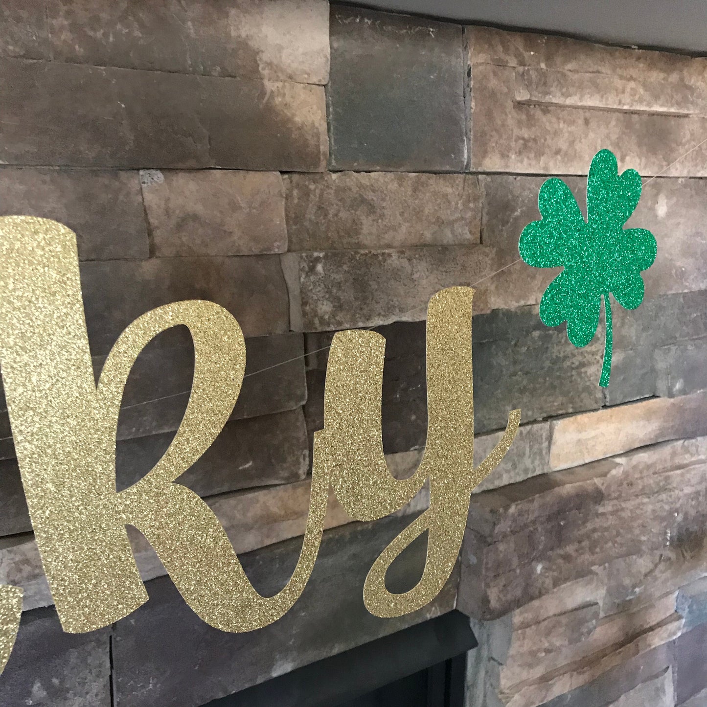 Lucky banner / St Patrick’s Day Banner / St Patrick’s decorations / luck of the Irish / shamrock banner / Irish af banner / Irish banner