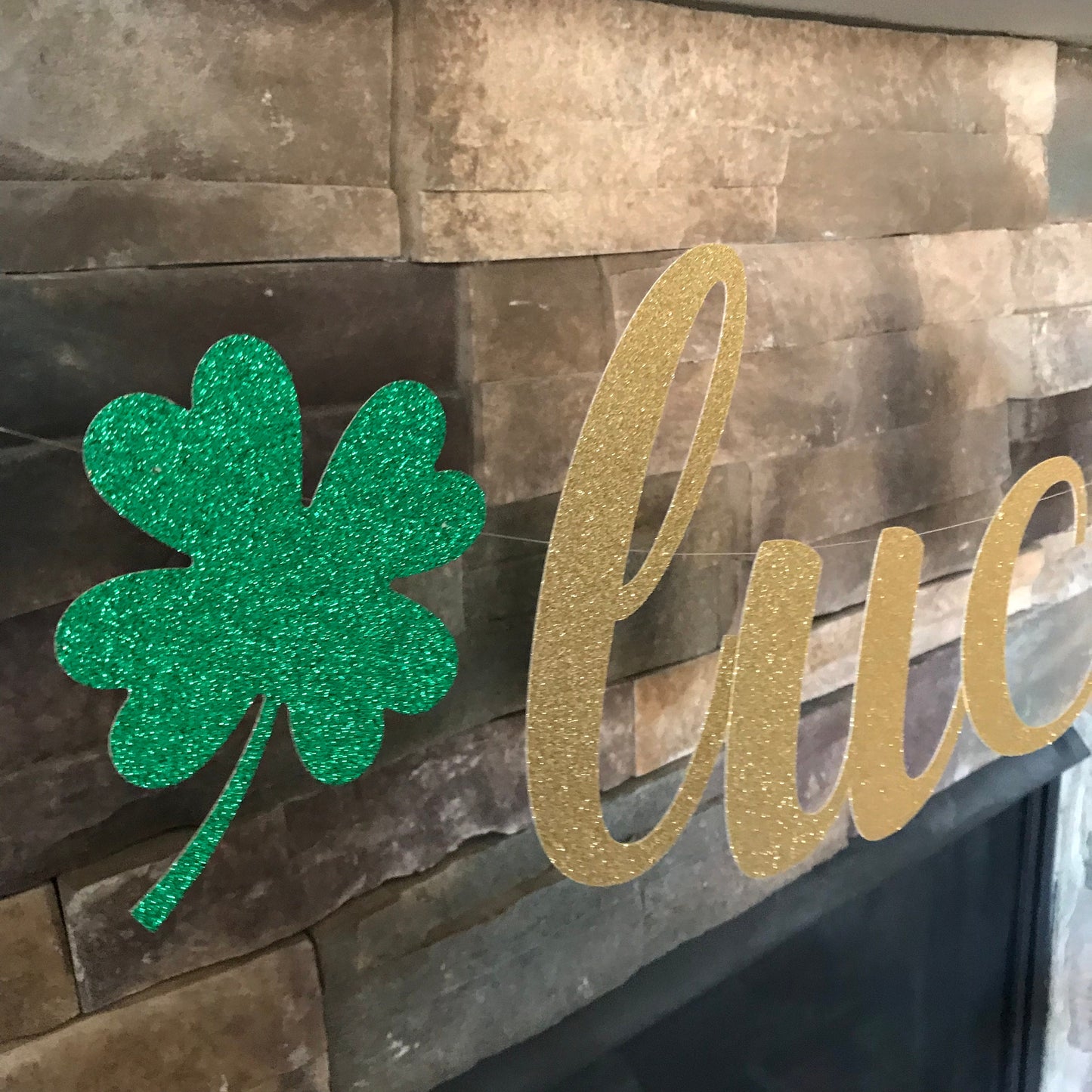 Lucky banner / St Patrick’s Day Banner / St Patrick’s decorations / luck of the Irish / shamrock banner / Irish af banner / Irish banner