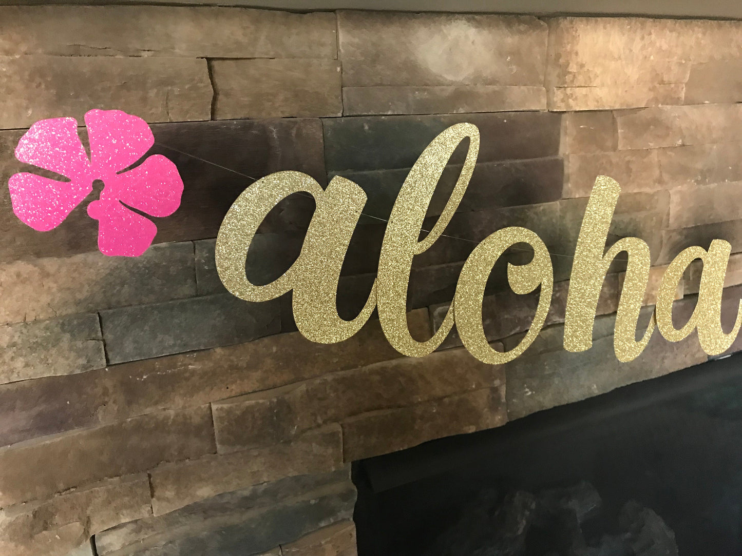 Aloha baby shower banner / aloha baby banner / baby shower banner / aloha banner / tropical baby shower / Hawaiian baby shower / aloha theme