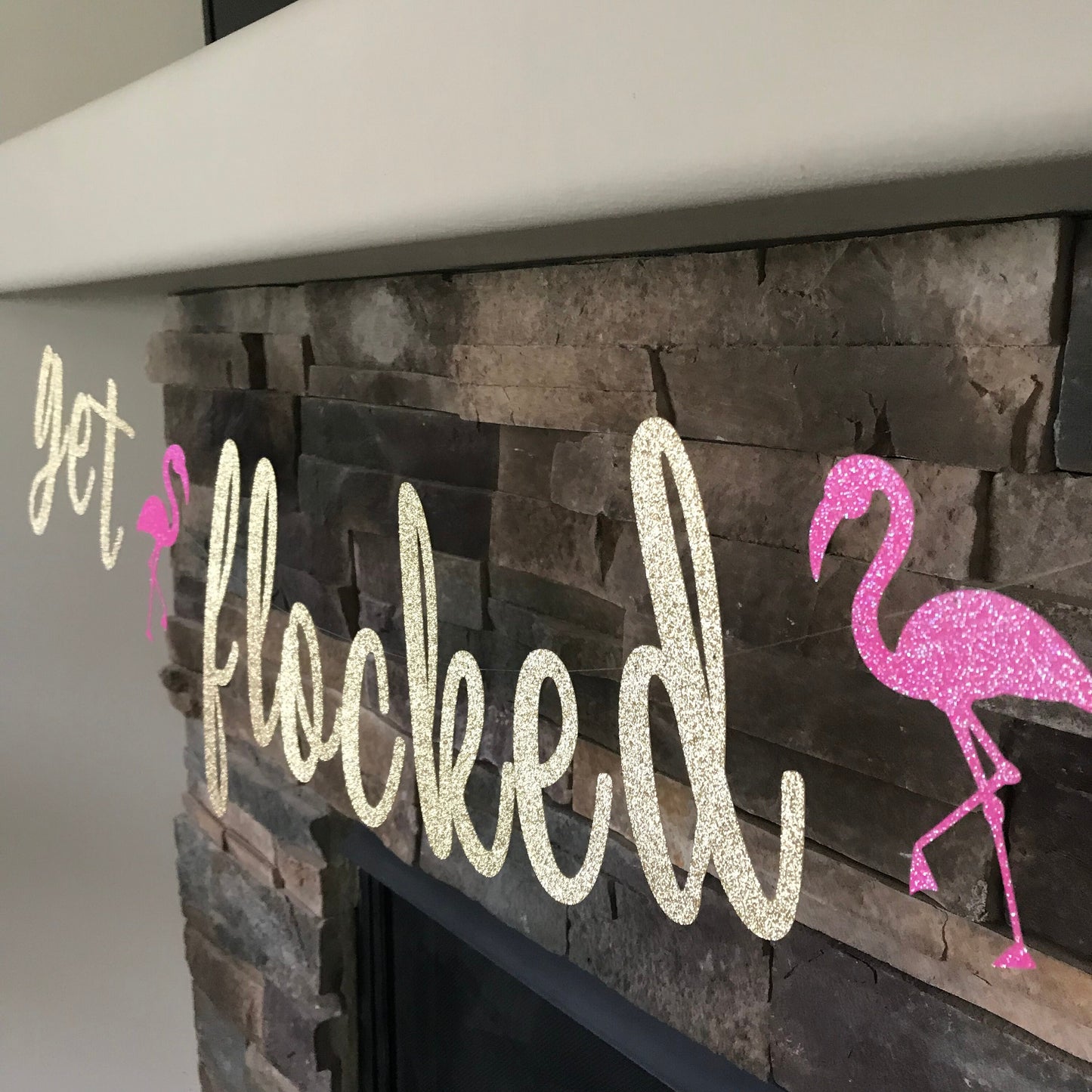 get flocked up banner, Miami bachelorette, get flocked up, flamingo bachelorette banner, bachelorette decorations, Miami bachelorette banner