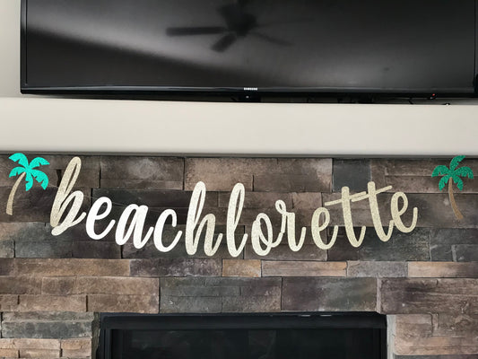 Beachlorette banner, beachlorette, beachlorette decorations, bachelorette banner, bachelorette decorations