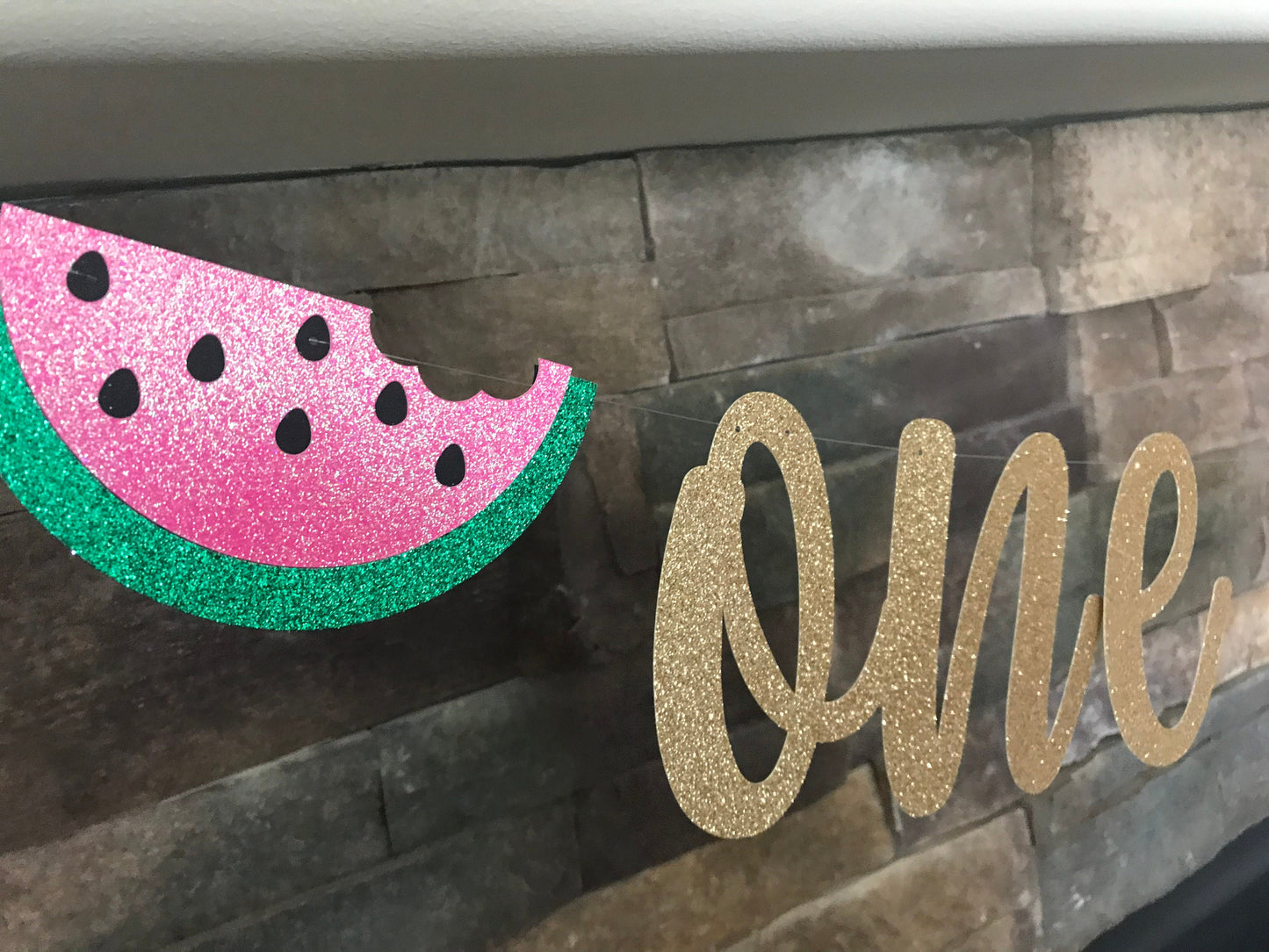 One in a melon, watermelon party, watermelon birthday, watermelon banner, one in a melon banner, one in a melon party, first birthday, one