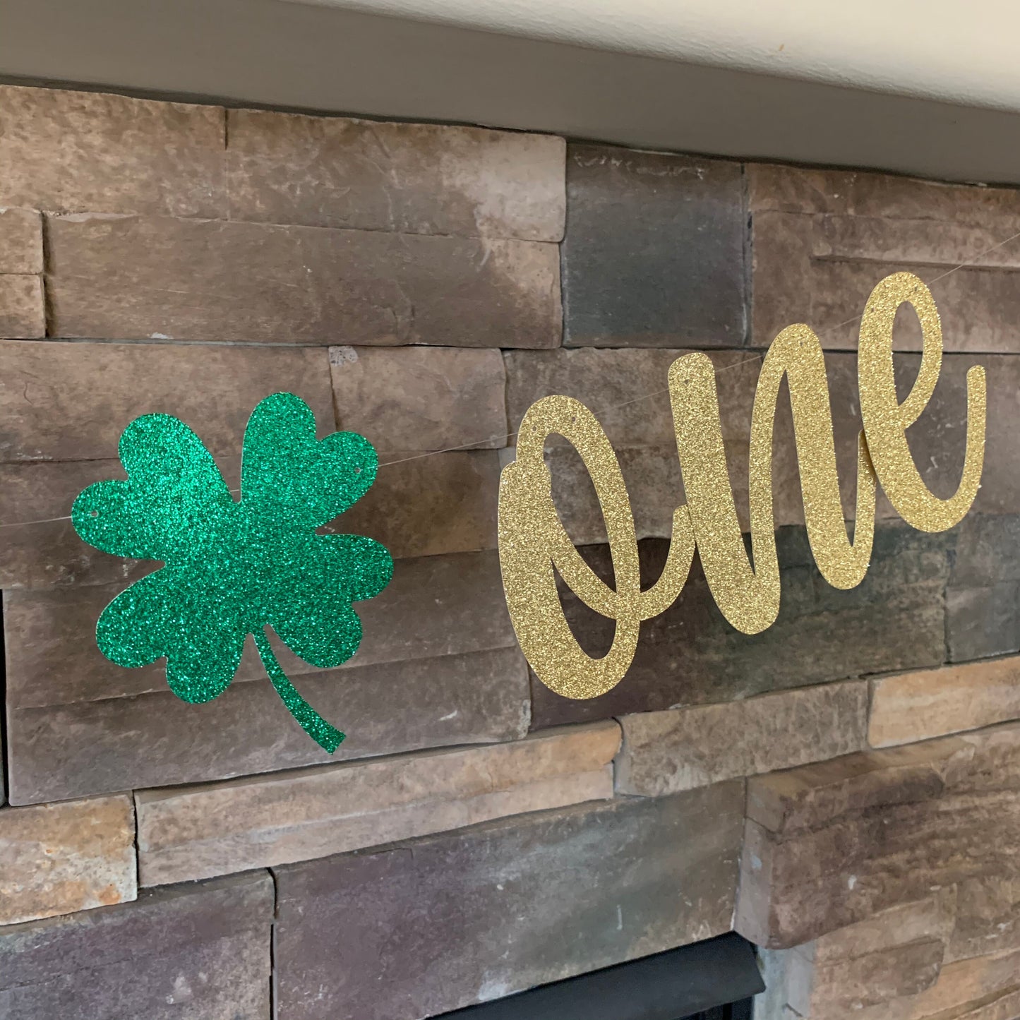 lucky one banner, lucky one, shamrock banner, st Patrick’s day birthday, st Patrick’s day first birthday, 1st birthday, one decorations