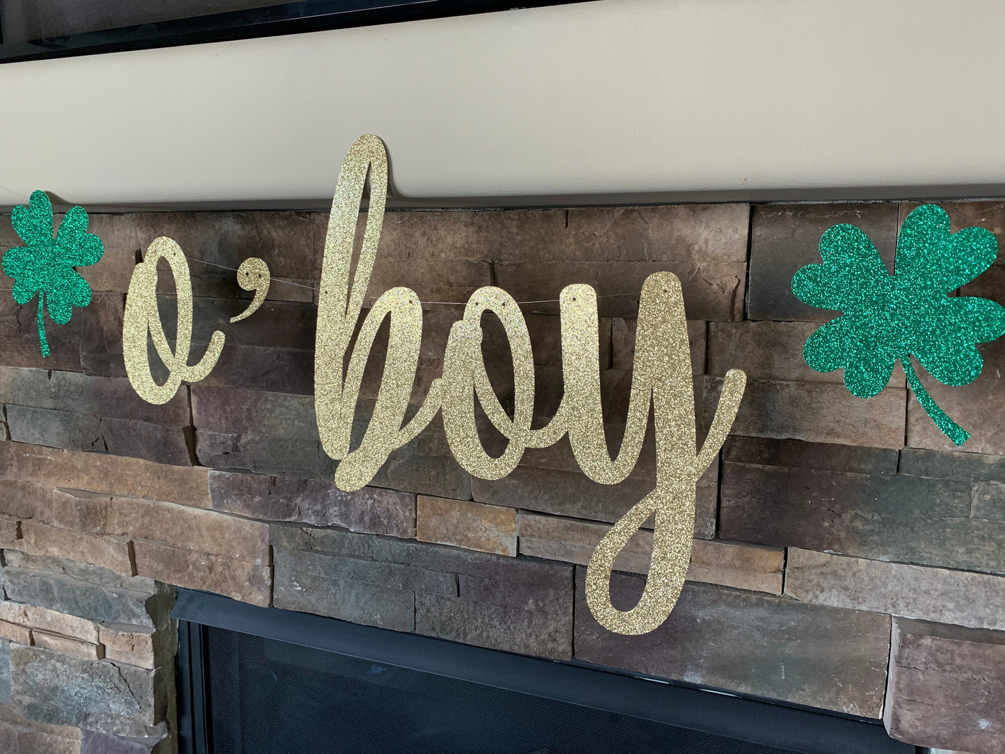 St. Patrick's Baby Shower, Irish Baby Shower, O'Boy Banner, St Patricks Day Baby Shower,  jumbo oh boy banner, oh boy banner