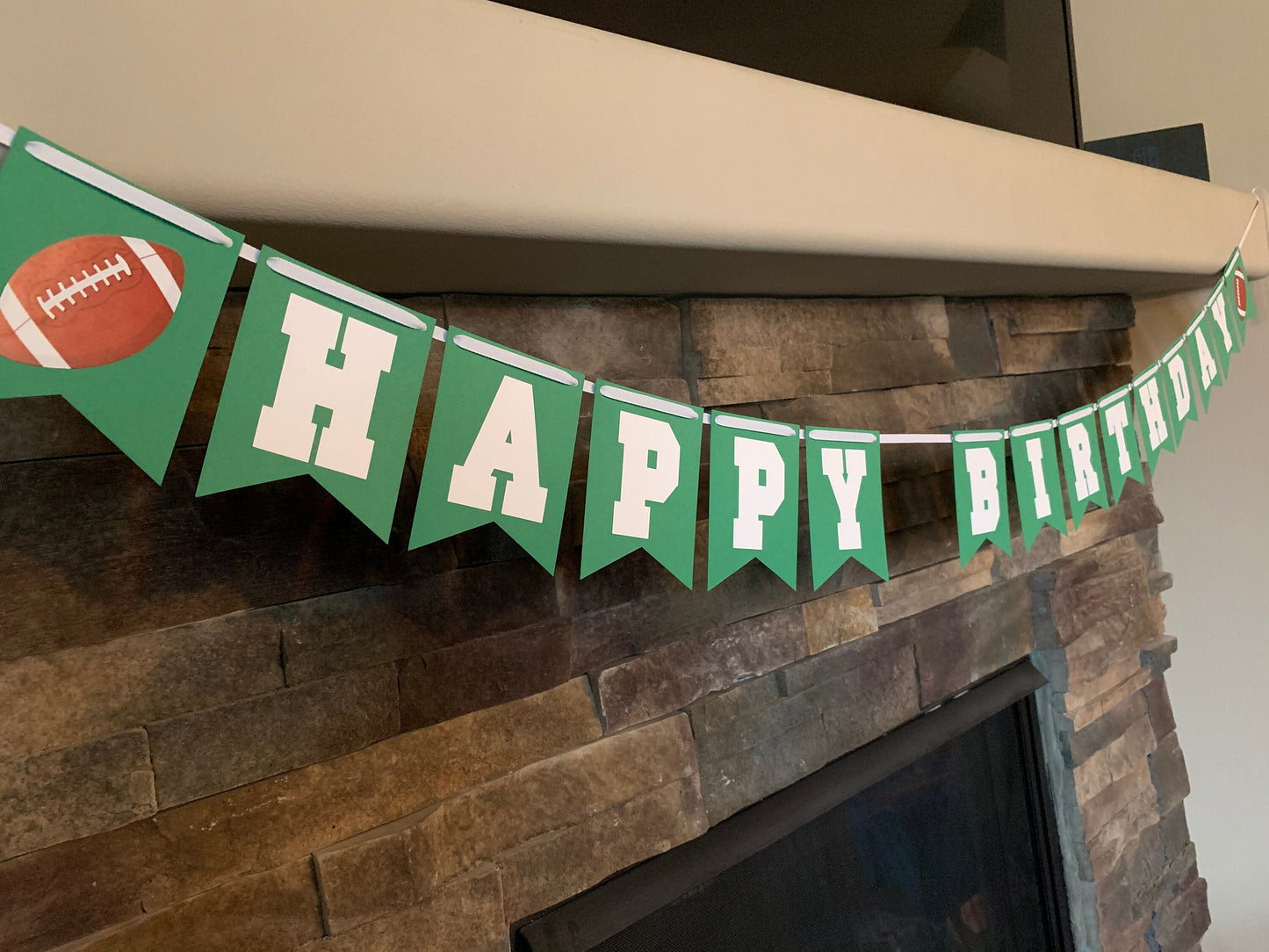 Football Happy Birthday Banner, Football Birthday, Football Party, football Banner, Football decorations, football party decorations