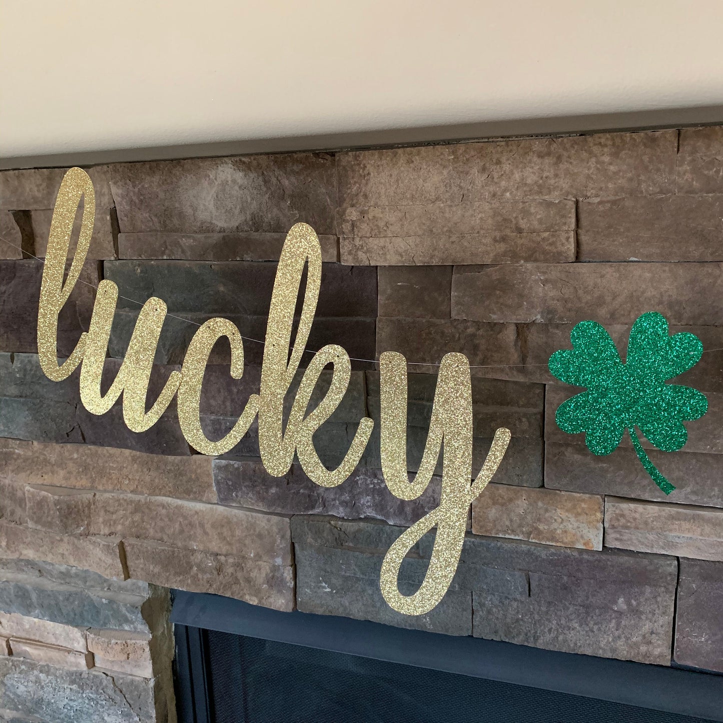 lucky one banner, lucky one, shamrock banner, st Patrick’s day birthday, st Patrick’s day first birthday, 1st birthday, one decorations