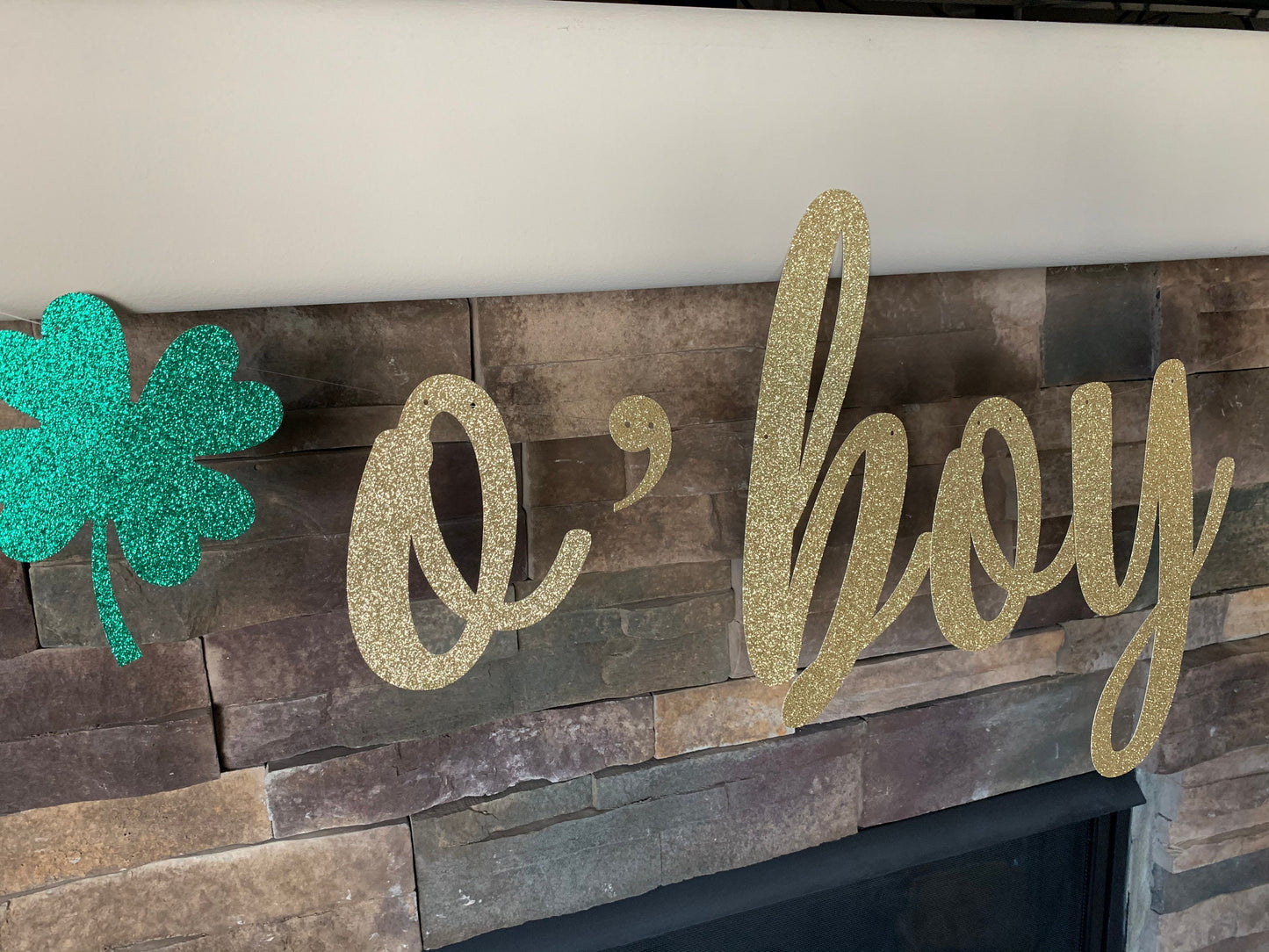 St. Patrick's Baby Shower, Irish Baby Shower, O'Boy Banner, St Patricks Day Baby Shower,  jumbo oh boy banner, oh boy banner