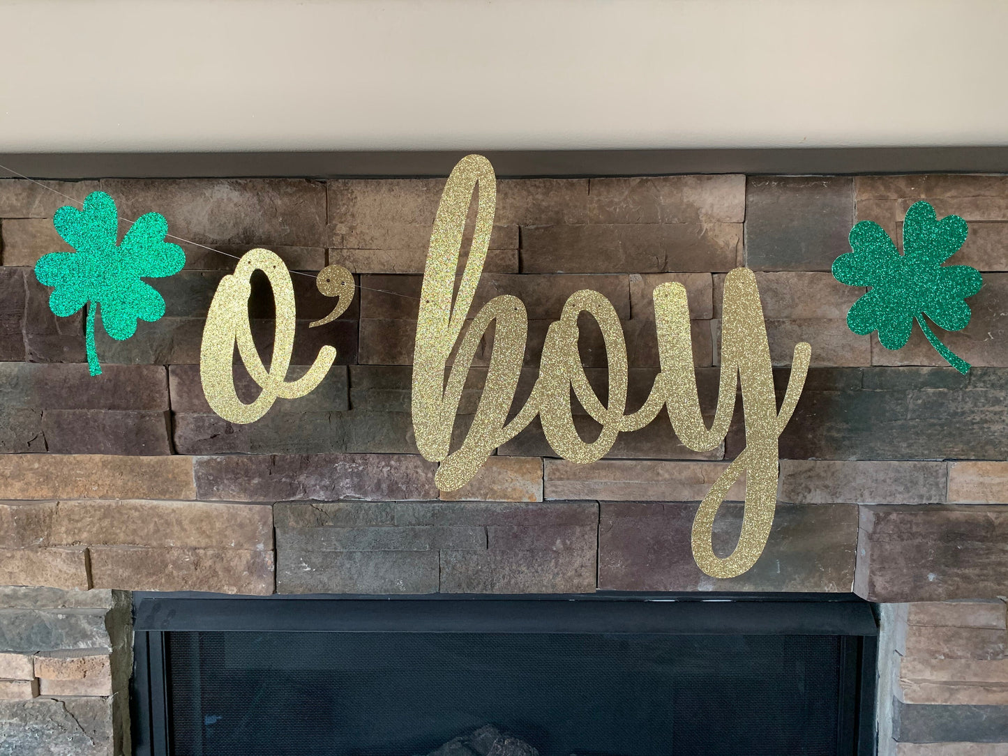 St. Patrick's Baby Shower, Irish Baby Shower, O'Boy Banner, St Patricks Day Baby Shower,  jumbo oh boy banner, oh boy banner