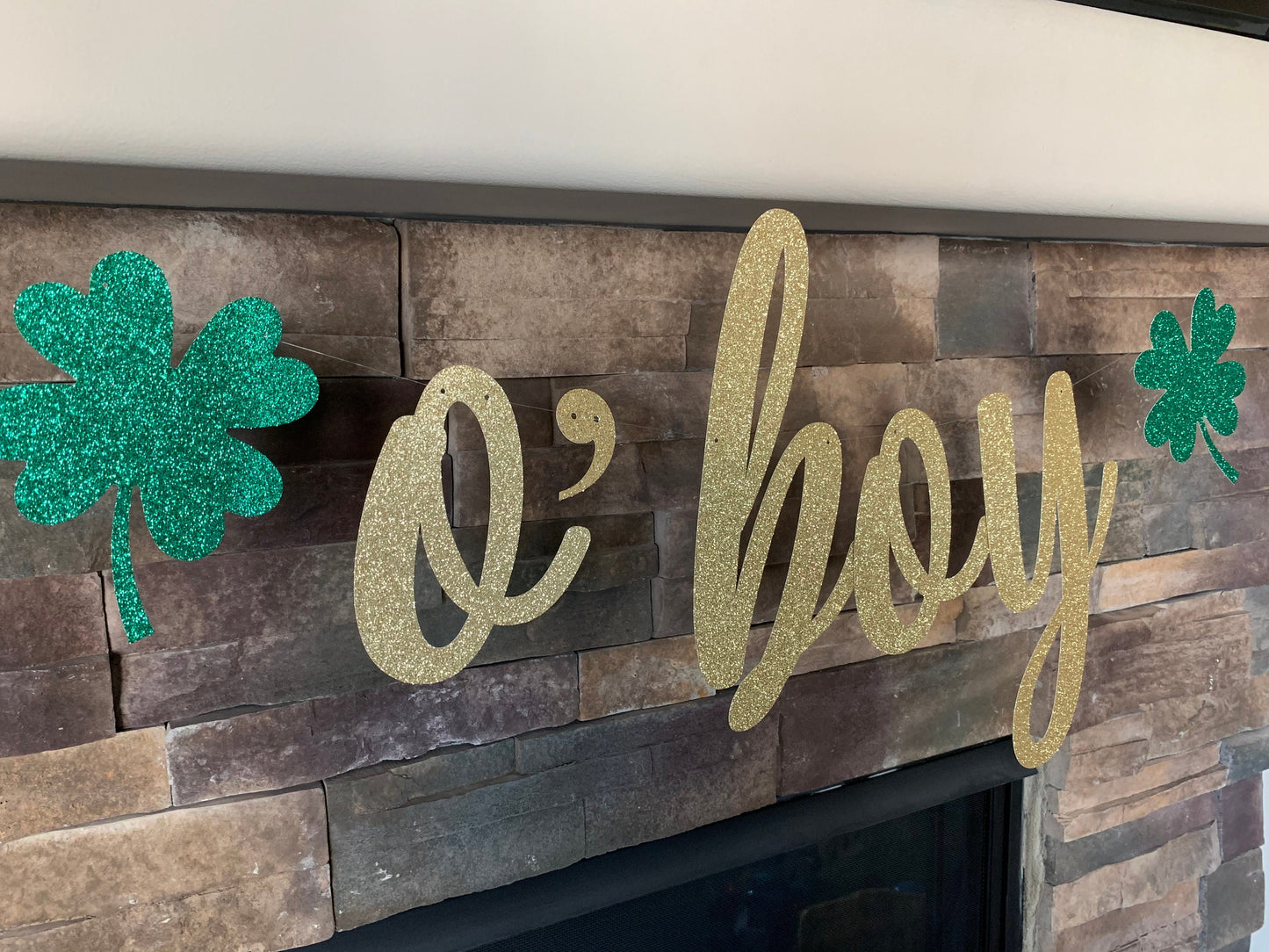 St. Patrick's Baby Shower, Irish Baby Shower, O'Boy Banner, St Patricks Day Baby Shower,  jumbo oh boy banner, oh boy banner