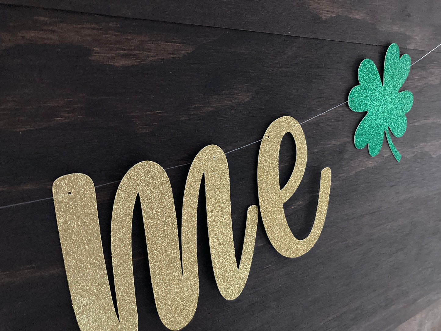 Kiss me banner, shamrock banner, st Patrick’s day banner, st Patrick’s day decorations, kiss me I’m Irish banner