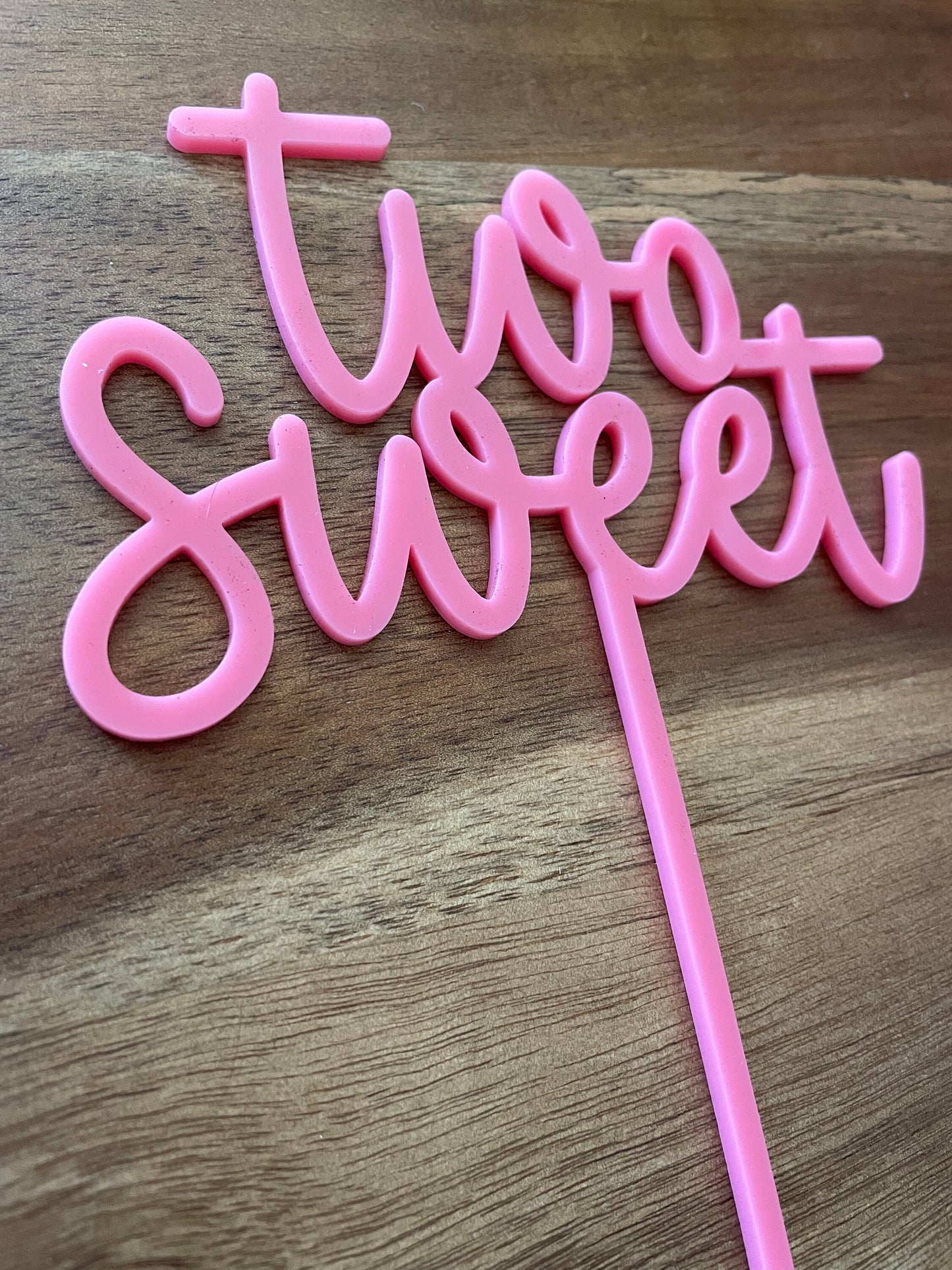 Two sweet acrylic cake topper, two sweet cake topper, Laser cut acrylic cake topper, acrylic decorations, two sweet decorations, two sweet