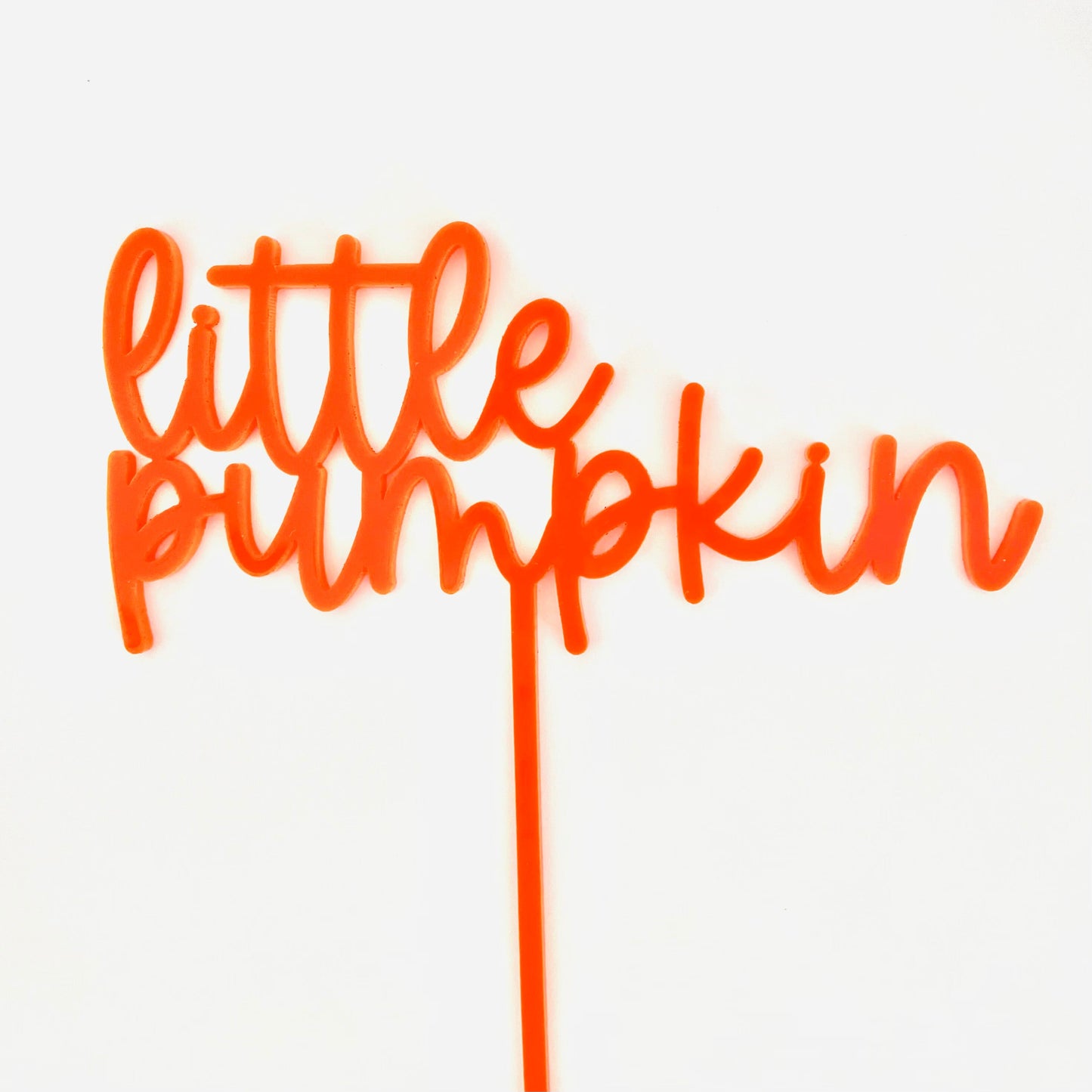 Little pumpkin acrylic cake topper, little pumpkin cake topper, Laser cut acrylic cake topper, fall baby shower, little pumpkin,m