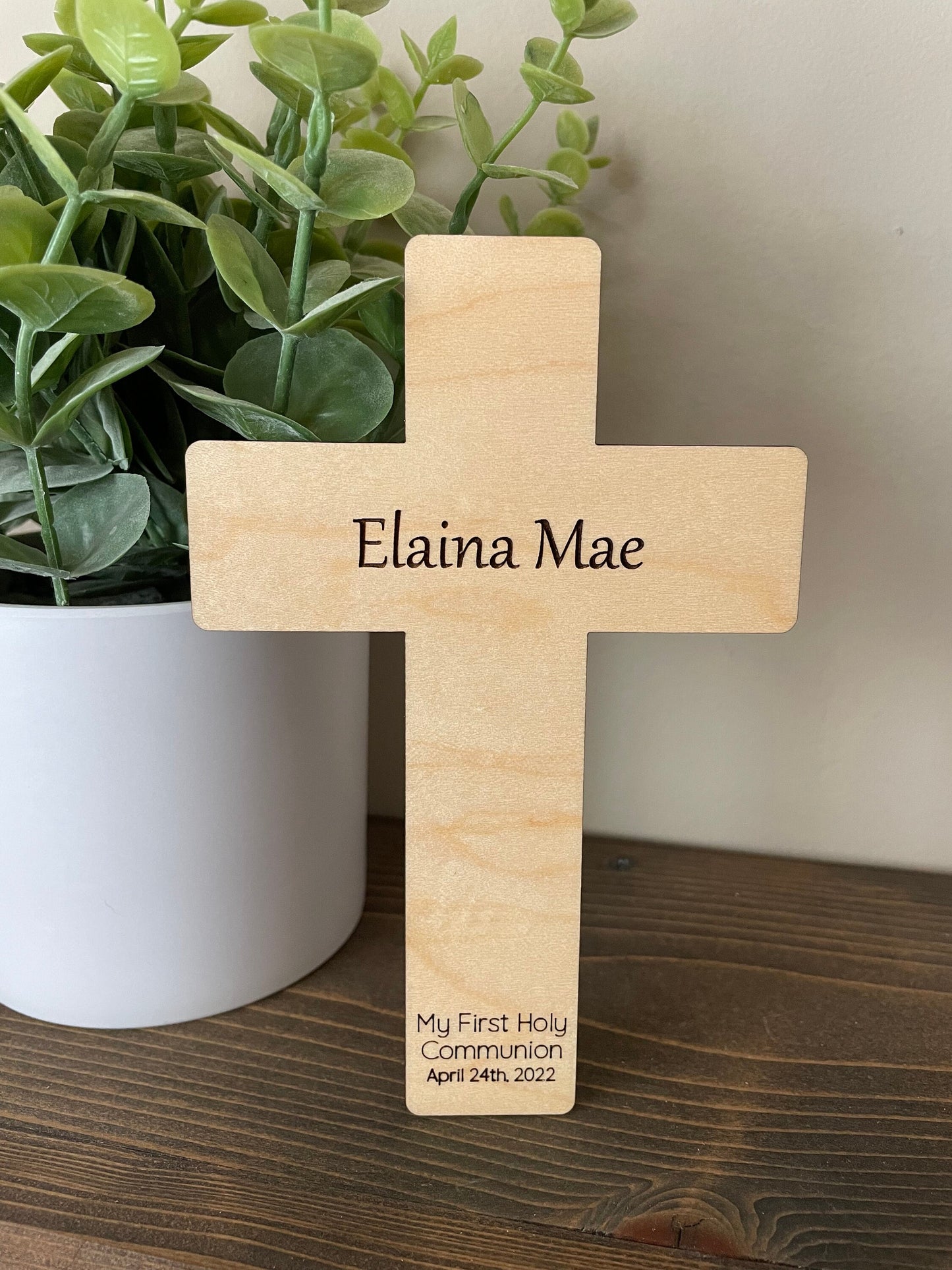 First holy communion cross, first communion cross, first holy communion, first communion keepsake, personalized first communion gift